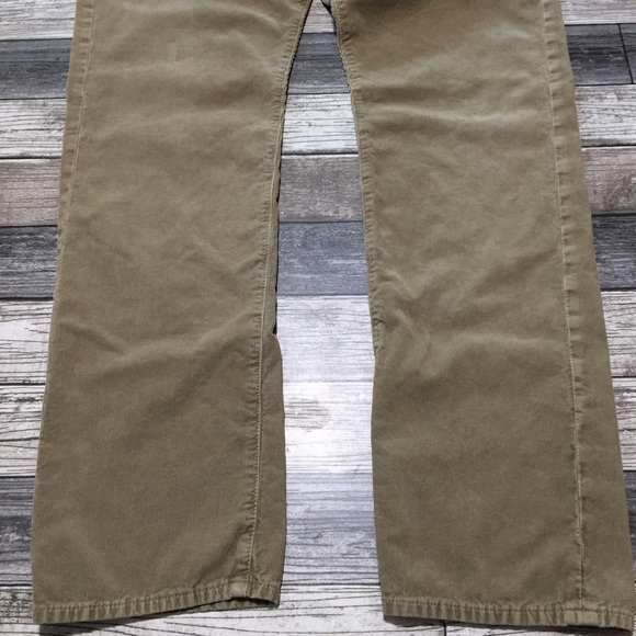 Ag The Graduate Tailored Leg Corduroy Pants Men’s 36x32.5 Beige Ag-Ed. - Picture 6 of 13
